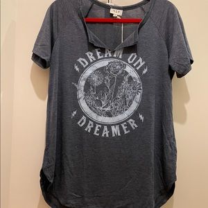 NWT Graphic Band Tee